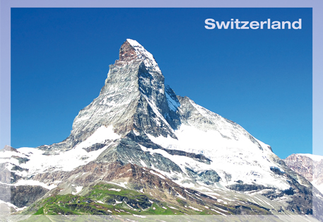 Reliefpostkarten (RF) Motiv: Matterhorn - Schweiz / Switzerland
