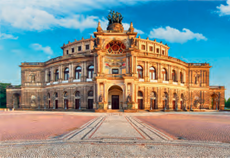 [RPO 4251405900327 M00006] Reliefpostkarten (RF) Motiv: Dresdner Semperoper, Sachsen